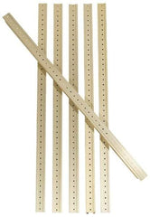 Value Collection - 15-3/4 Long, 5/8 Inch Wide, Alum T-Slot Cover - 6 Piece - Apex Tool & Supply