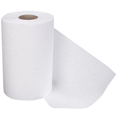 CASE OF 12 ROLLS Hardwound Roll Towel 350' White - Apex Tool & Supply