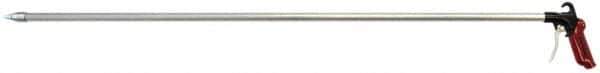 Value Collection - 120 Max psi Whisper Jet Pistol Grip Blow Gun - 1/4 NPT Inlet, 48" Tube Length, Aluminum - Apex Tool & Supply