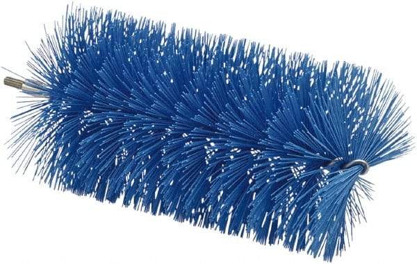 Vikan - 3-1/2" Diam Polyester Tube Brush - 7-1/2" OAL, 7" Head Length, Stainless Steel Handle - Apex Tool & Supply