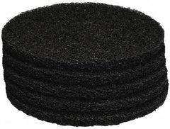 PRO-SOURCE - Stripping Pad - 14" Machine, Black Pad, Polyester - Apex Tool & Supply