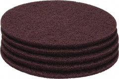 PRO-SOURCE - Stripping Pad - 20" Machine, Maroon Pad, Polyester - Apex Tool & Supply