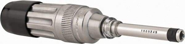 Sturtevant Richmont - 1 Piece, 0.8 to 4 N/m, Adjustable Torque Limiting Screwdriver - 7-3/4" OAL, 1/4" Drive, 2 In/Lb Graduation - Apex Tool & Supply