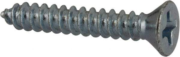 Value Collection - #6 Flat Head Phillips Sheet Metal Screw - Steel, 7/8" OAL, AISI 1016, ASME B18.6.3, ASME B18.6.4 & SAE J933, Grade 1016-1024 - Apex Tool & Supply
