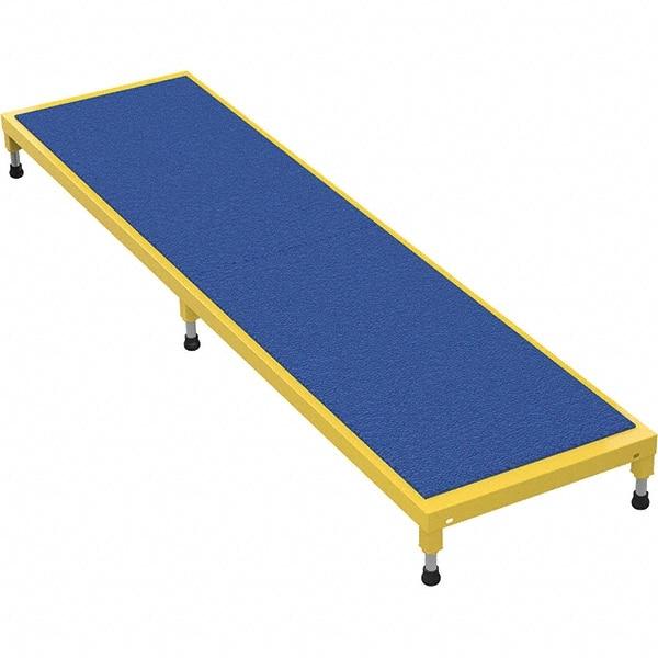 Vestil - 5" High x 24" Wide x 96" Deep, Yellow Step Stand - Steel, 500 Lb Capacity - Apex Tool & Supply