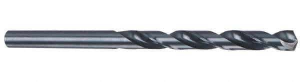Cleveland - #35, 118° Point, Spiral Flute, High Speed Steel Taper Length Drill Bit - Oxide Finish, 2-3/4" Flute Length, 5-1/8" OAL, Series 2510 - Apex Tool & Supply
