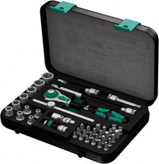 Wera - 41 Piece 1/4" Drive Socket & Bit Set - Comes in Molded Steel Case with High Density Foam Insert - Apex Tool & Supply
