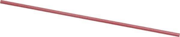 Value Collection - Round, Synthetic Ruby, Midget Finishing Stick - 50mm Long x 1mm Wide, Fine Grade - Apex Tool & Supply
