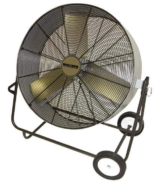TPI - 30" Blade, Direct Drive, 1/4 hp, 4,400 & 3,800 CFM, Floor Style Blower Fan - 2.5 Amps, 120 Volts, 2 Speed, Single Phase - Apex Tool & Supply