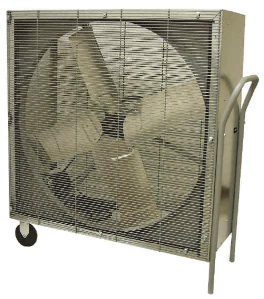 TPI - 42" Blade, Belt Drive, 3/4 hp, 18,200 CFM, Floor Stand Blower with Wheels - 11 Amps, 120 Volts, 1 Speed, Single Phase - Apex Tool & Supply