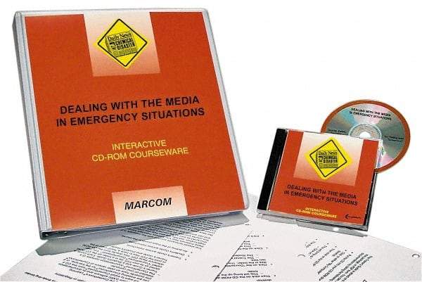 Marcom - Dealing with the Media in Emergency Situations, Multimedia Training Kit - 45 min Run Time CD-ROM, English & Spanish - Apex Tool & Supply