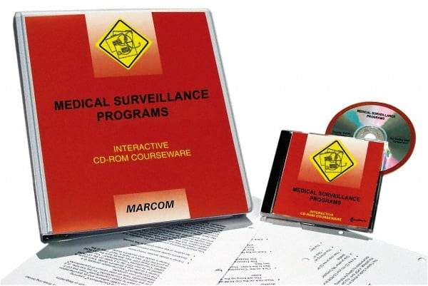 Marcom - Medical Surveillance Programs, Multimedia Training Kit - 45 min Run Time CD-ROM, English & Spanish - Apex Tool & Supply