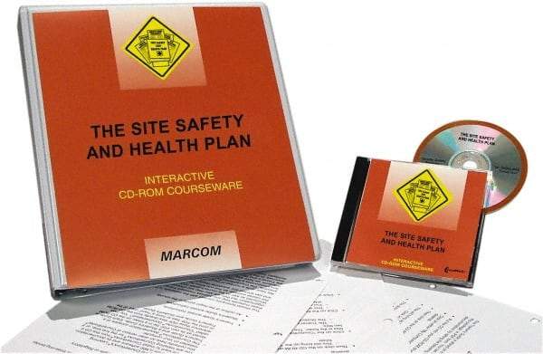 Marcom - The Site Safety & Health Plan, Multimedia Training Kit - 45 min Run Time CD-ROM, English & Spanish - Apex Tool & Supply