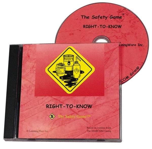 Marcom - Right to Know, Multimedia Training Kit - Computer Game, English - Apex Tool & Supply