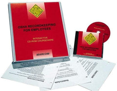 Marcom - OSHA Recordkeeping for Employees, Multimedia Training Kit - 45 min Run Time CD-ROM, English & Spanish - Apex Tool & Supply
