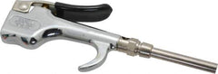 Coilhose Pneumatics - Safety Extension Tube Thumb Lever Blow Gun - 1/4 NPT, 3" Tube Length - Apex Tool & Supply