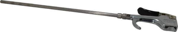 Coilhose Pneumatics - Safety Extension Tube Thumb Lever Blow Gun - 1/4 NPT, 12" Tube Length - Apex Tool & Supply
