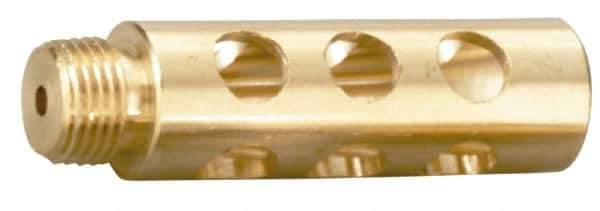 Coilhose Pneumatics - Blow Gun Safety Booster Nozzle - 1/8 NPSM, 1-1/2" Hose Length - Apex Tool & Supply