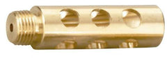 Coilhose Pneumatics - Blow Gun Safety Booster Nozzle - 1/8 NPSM, 1-1/2" Hose Length - Apex Tool & Supply