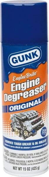 Gunk - Engine Cleaner/Degreaser - 15 oz Aerosol Can - Apex Tool & Supply