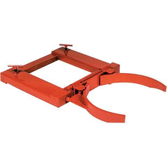 Wesco Industrial Products - 1,500 Lb Load Capacity, 55 Gal Drum Grab - 28" Wide x 4-3/4" High, Steel Wheels - Apex Tool & Supply