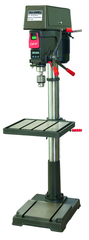 20" HD Floor Model Drill Press; Step Pulley; 16 Speeds; 1.5HP 115/230V Motor - Apex Tool & Supply