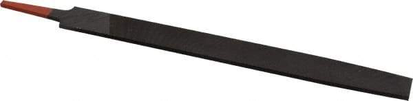Simonds File - 12" Long, Bastard Cut, Mill American-Pattern File - Single Cut, 7/32" Overall Thickness, Tang - Apex Tool & Supply