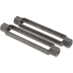 Value Collection - 3,500 Lb Load Limit, 5/8" Thread Diam, 6" Take Up, Steel Turnbuckle Body Turnbuckle - 7-7/8" Body Length, 15/16" Neck Length - Apex Tool & Supply