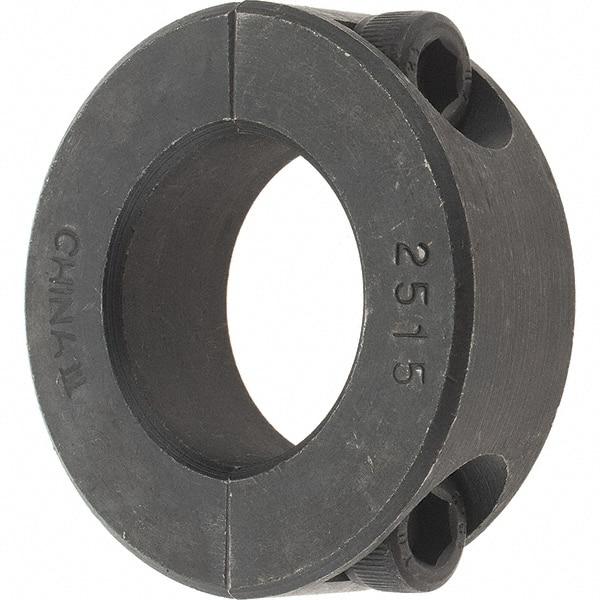 Value Collection - 25mm Bore, Steel, Two Piece Shaft Collar - 1-7/8" Outside Diam - Apex Tool & Supply