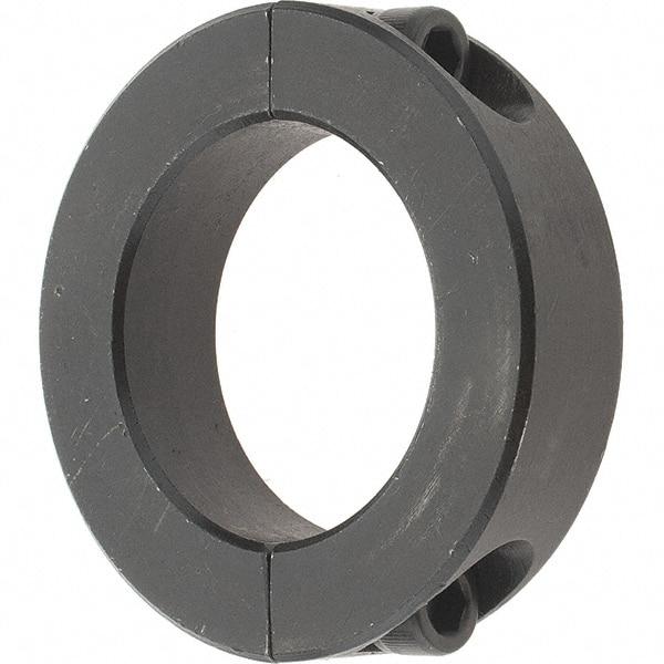 Value Collection - 1-7/16" Bore, Steel, Two Piece Shaft Collar - 2-1/4" Outside Diam, 9/16" Wide - Apex Tool & Supply