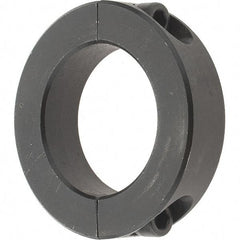 Value Collection - 1-7/16" Bore, Steel, Two Piece Shaft Collar - 2-1/4" Outside Diam, 9/16" Wide - Apex Tool & Supply