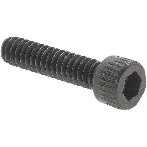 Value Collection - #4-40 UNC Hex Socket Drive, Socket Cap Screw - Alloy Steel, Black Oxide Finish, Fully Threaded, 1/2" Length Under Head - Apex Tool & Supply