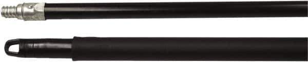 Weiler - 60 x 15/16" Metal Squeegee Handle - Threaded Connection, Black - Apex Tool & Supply