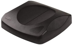 Rubbermaid - Square Lid for Use with 23 Gal Square Trash Cans - Black, Plastic, For 3569-07 & 3569-88 - Apex Tool & Supply