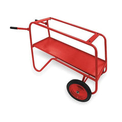 Rothenberger - 1/2" to 2" Pipe Capacity, Thread Machine Cart with Stationary Head - 30" High, 400 Lb Capacity - Apex Tool & Supply