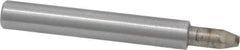 Made in USA - 0.015 Max Concave Radius Single Point Diamond Dresser - 2" Long x 3/8" Shank Diam - Apex Tool & Supply