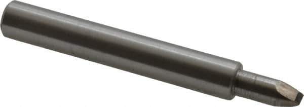 Made in USA - 0.02 Max Concave Radius Single Point Diamond Dresser - 2" Long x 3/8" Shank Diam - Apex Tool & Supply