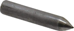 Made in USA - 1" Long x 3/16" Shank Diam Phono Point Diamond Dresser - 60° Included Angle - Apex Tool & Supply