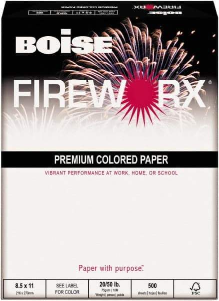 Boise - Blue Colored Copy Paper - Use with Laser Printers, Copiers, Plain Paper Fax Machines - Apex Tool & Supply