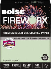 Boise - 8-1/2" x 11" Green Colored Copy Paper - Use with Laser Printers, Copiers, Plain Paper Fax Machines, Multifunction Machines - Apex Tool & Supply