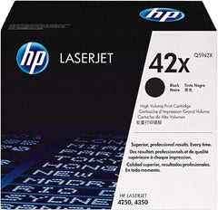 Hewlett-Packard - Black Toner Cartridge - Use with HP LaserJet 4250, 4350 - Apex Tool & Supply