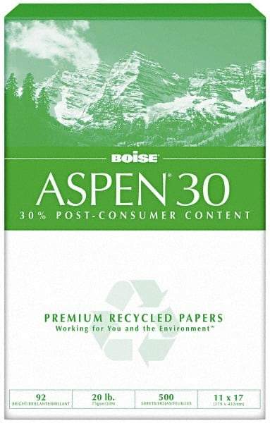Boise - 11" x 17" White Copy Paper - Use with Laser Printers, High-Speed Copiers, Plain Paper Fax Machines - Apex Tool & Supply