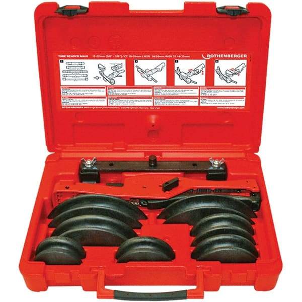 Rothenberger - Benders, Crimpers & Pressers Type: Tubing Bender Maximum Pipe Capacity (Inch): 7/8 - Apex Tool & Supply