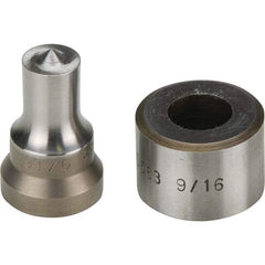 Enerpac - Hydraulic Punch Press Dies & Punches Type: Round Punch Diameter (mm): 14.30 - Apex Tool & Supply