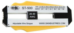 Jonard Tools - 30 to 20 AWG Capacity Precision Wire Stripper - Polycarbonate Handle - Apex Tool & Supply
