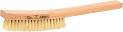 Weiler - 4 Rows x 18 Columns Tampico Plater Brush - 5-1/4" Brush Length, 13" OAL, 1" Trim Length, Wood Shoe Handle - Apex Tool & Supply