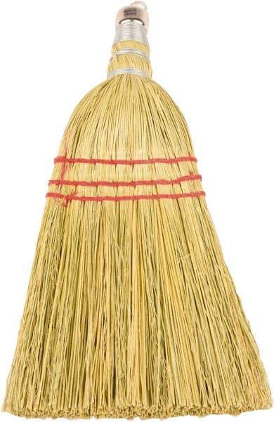 Weiler - Corn Blend Bristle Whisk Broom - 10" Bristle Length - Apex Tool & Supply