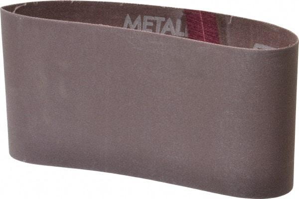 Norton - 3-1/2" Wide x 15-1/2" OAL, 220 Grit, Aluminum Oxide Abrasive Belt - Aluminum Oxide, Very Fine, Coated, Series R228 - Apex Tool & Supply