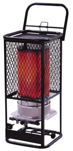 Heatstar - 125,000 BTU, Natural Gas Radiant Heater - 16-1/4" Long x 16-1/4" Wide x 35" High - Apex Tool & Supply