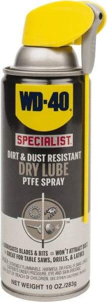 WD-40 Specialist - 10 oz Aerosol Dry Film with PTFE Spray Lubricant - High Temperature, Low Temperature, High Pressure - Apex Tool & Supply